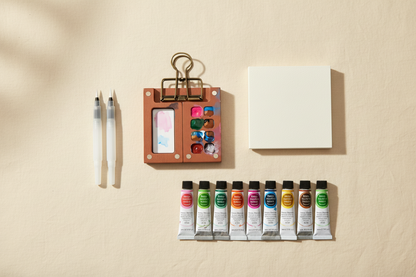 8-Colour Plein Air Set Flat Lay