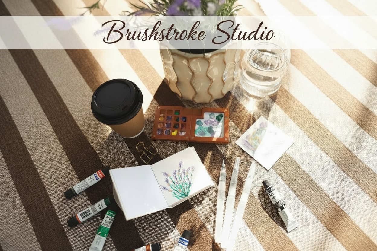 Brushstroke Studio Banner