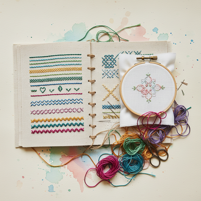 DIY Stitch Book lifestyle