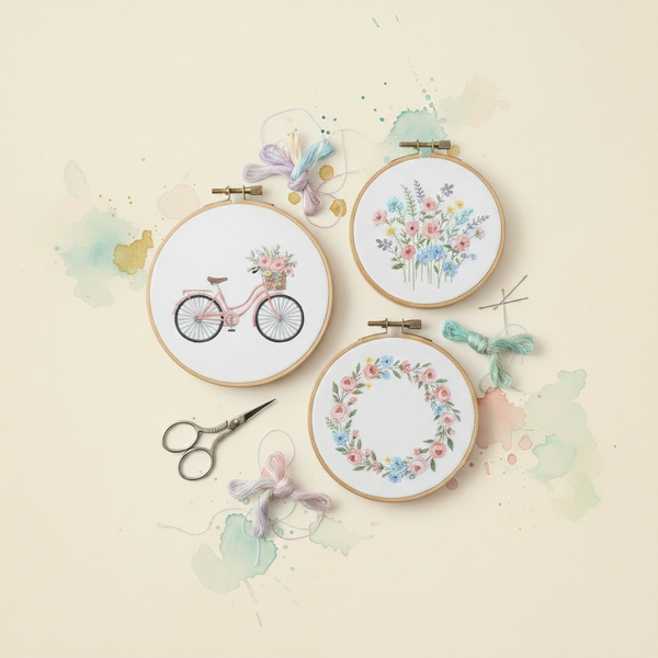 Embroidery Kit with Matching Background