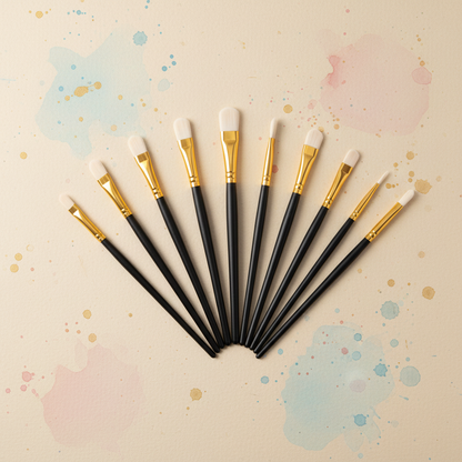 Studio Pro Brush Set fan spread