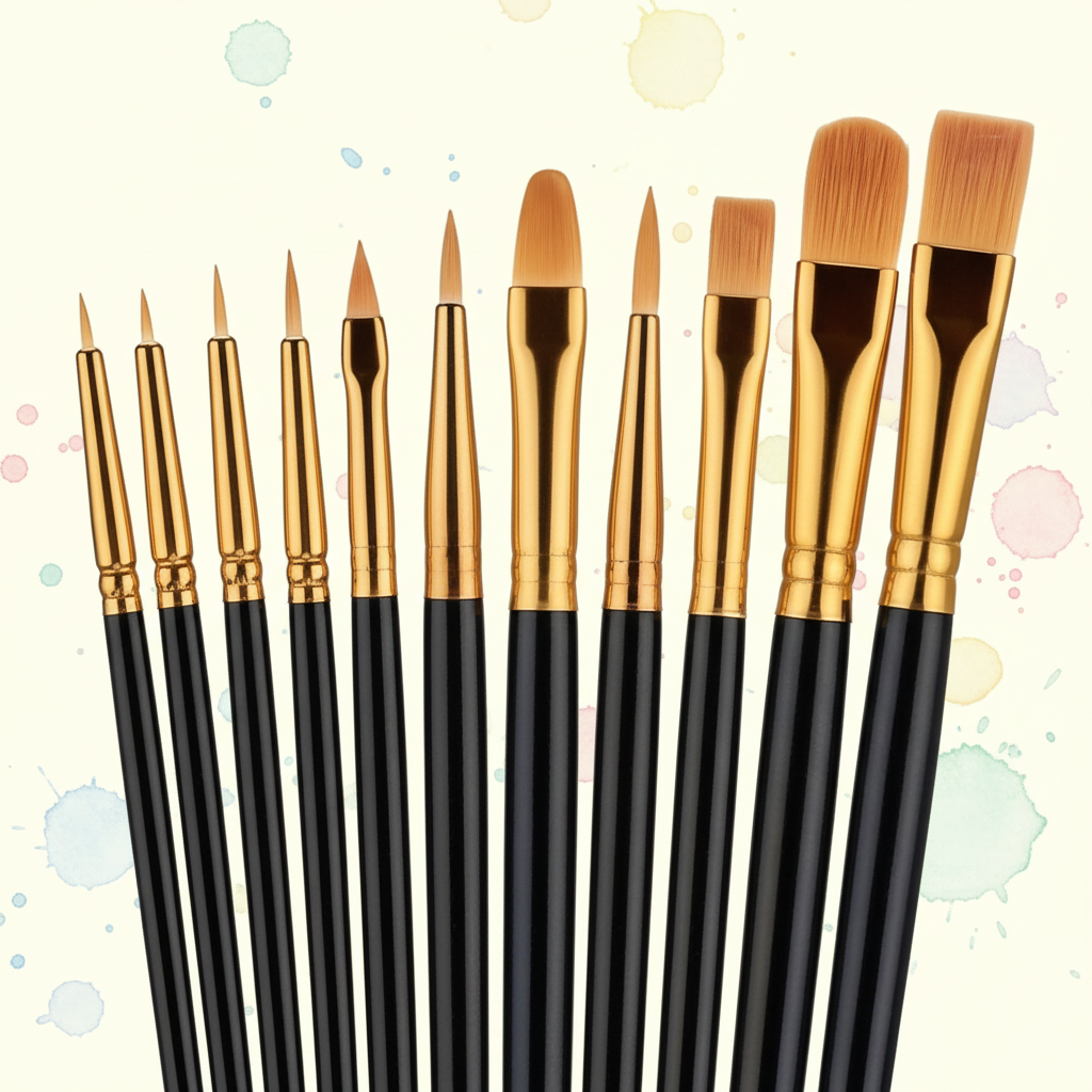 Studio Pro Brush Set tips lineup