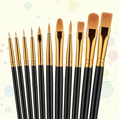 Studio Pro Brush Set tips lineup